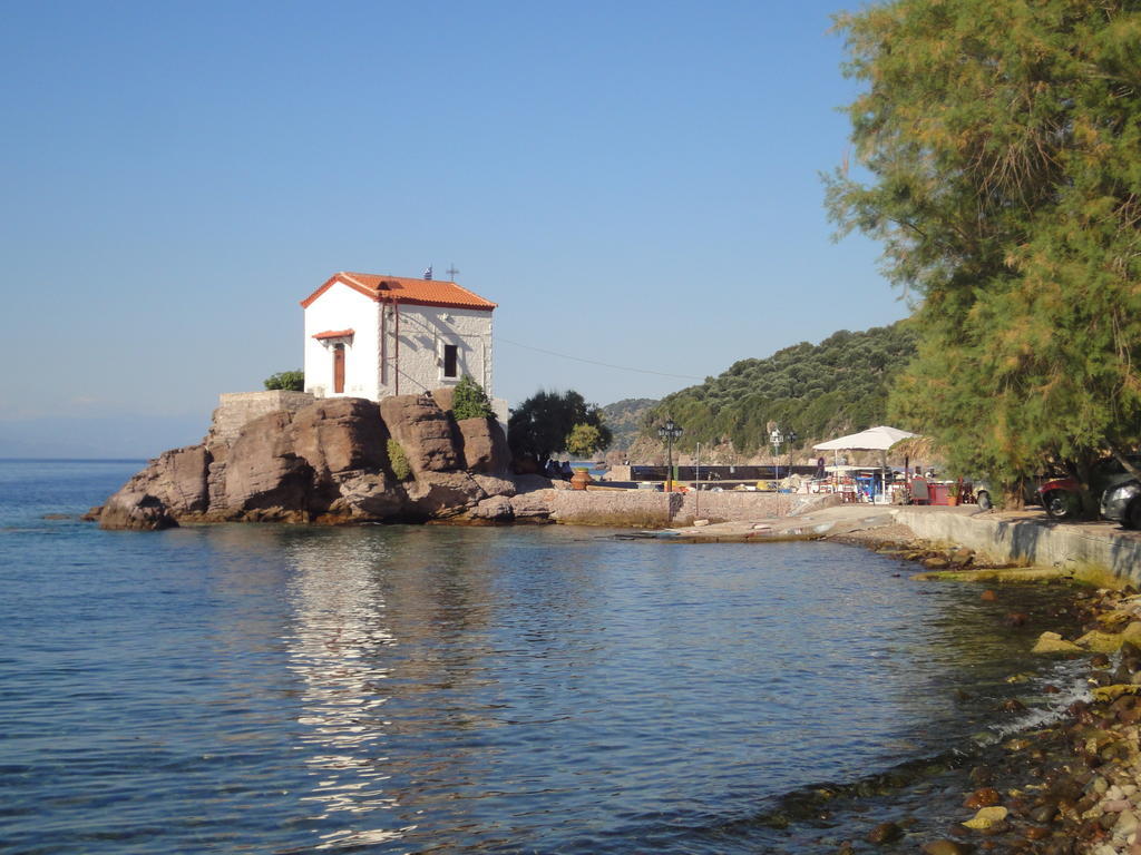 Gorgona Hotel Skala Sykamineas Oda fotoğraf