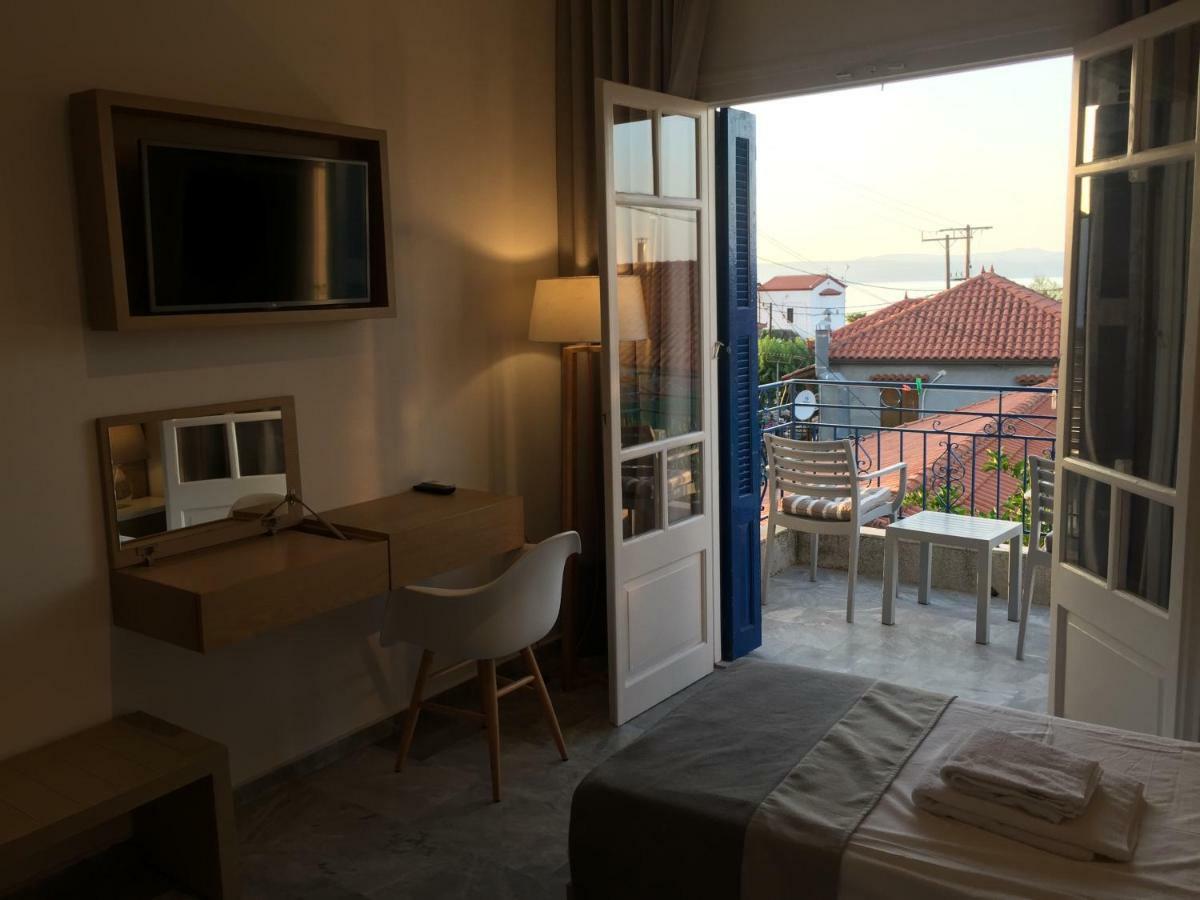 Gorgona Hotel Skala Sykamineas Dış mekan fotoğraf